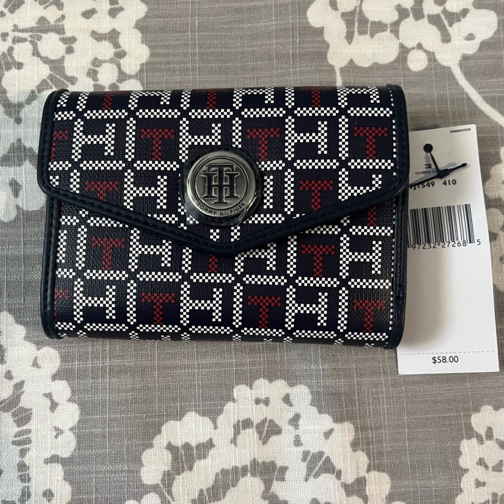 Red Tommy Hilfiger Hand Wallet